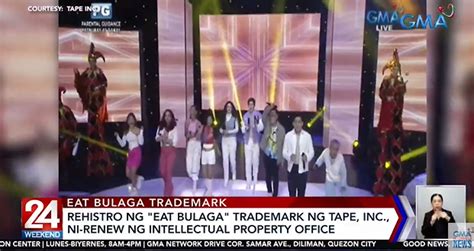 eat bulaga registration 2023|TAPE files appeal for 'Eat Bulaga' trademark registration .